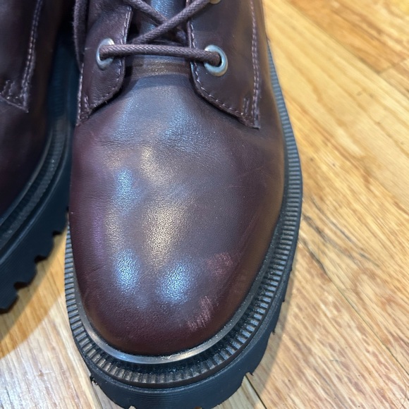 Lace up lugsole boots please note marks in third & 4th photo - Picture 3 of 16